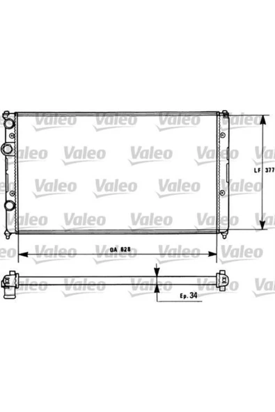 Valeo 731267 Su Radyatörü Polo Iıı 6n 95-01 Lupo 98-03 1.0ı 1.2 Tdı 1.4 Fsı 1.4ı 1.4 16v Passat Caddy Iı 96-00 1 ürün görseli 1