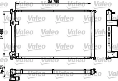 Valeo 732063  Su Radyatörü Master II 98- 2.5D S8U / Movano A 98- ürün görseli 1