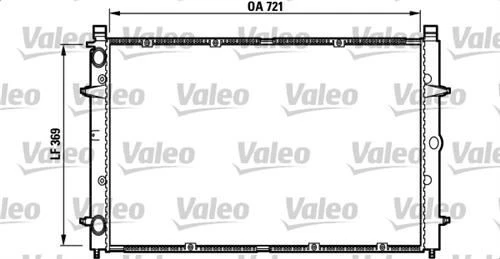 Valeo 732397  Su Radyatörü Transporter T4 96-03 2.4 2.5 TDI Abl Acv ürün görseli 1