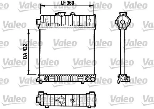 Valeo 731804  Su Radyatörü C W202 93 00 ürün görseli 1