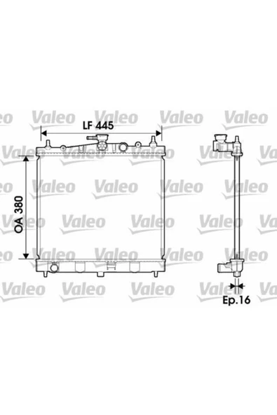 Valeo 734247 Radyator Nıssan Mıcra 734246 ürün görseli 1