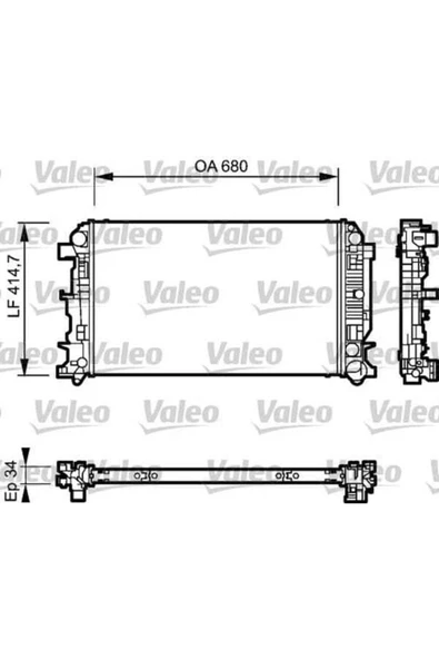 Valeo 735089  Radyatör Sprinter Iı 06- ürün görseli 1