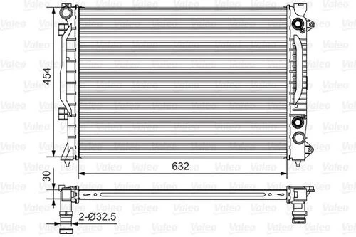 Valeo 734753  Su Radyatörü A6 97-05 2.5 TDI 97-01 Klimalı ürün görseli 1
