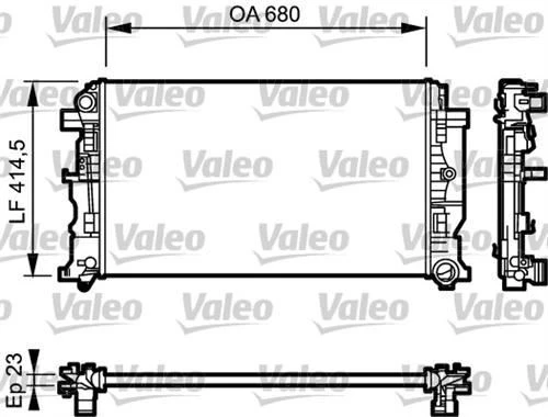 Valeo 734926  Su Radyatörü Crafter 06- 2.0 TDI 2.5 TDI / Sprinter 06- W906 ürün görseli 1