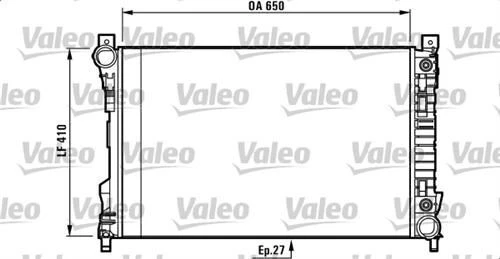 Valeo 732741  Su Radyatörü Mercedes C W203 ürün görseli 1