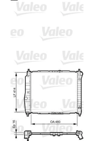 Valeo 735157 Su Radyatörü Aveo T250 T255 05-08 1.4 16v 1.5ı At Kalos T200 02-04 1.4 16v At 480x418x16 ürün görseli 1