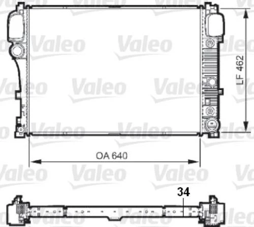 Valeo 735298  Su Radyatörü Mercedes S 320 S 350 W221 10.05- ürün görseli 1