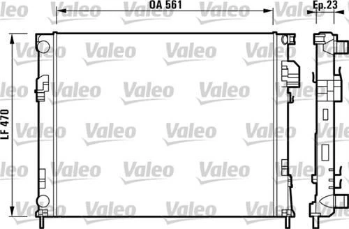 Valeo 732853  Su Radyatörü Trafic 01- 1.9 DCI Ac / Vivaro A 01- 1.9 Dtı Ac / Prımastar 02- ürün görseli 1