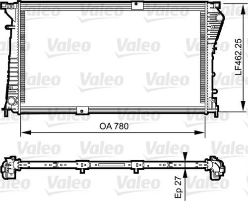 Valeo 734931  Su Radyatörü Trafic II 06- 2.0 DCI / Vivaro A 06- 2.0 Cdtı / Prımastar 06- ürün görseli 1