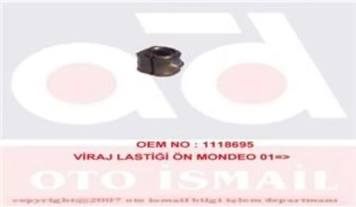 MKS 669  Viraj Demir Lastiği Ön Mondeo 01-07- ürün görseli 1
