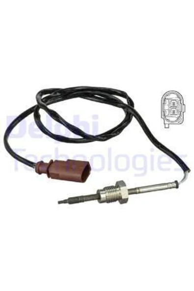 Delphi TS30090 Egzoz Sıcaklık Sensoru Audi A3 Seat Leon Skoda Octavia Vw Golf Golf Sportsvan ürün görseli 1