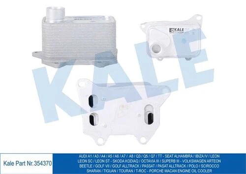 Kale 354370  YAĞ SOĞUTUCU A1 A3 A4 A5 A6 A7 A8 Q3 Q5 Q7 TT ALHAMBR ürün görseli 1