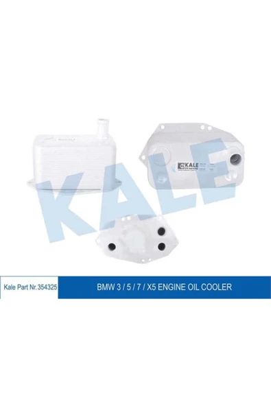 Kale 354325  YAĞ SOĞUTUCU BMW 3-5-7-X5 (E46 E39 E38 E53) 99-05 ürün görseli 1