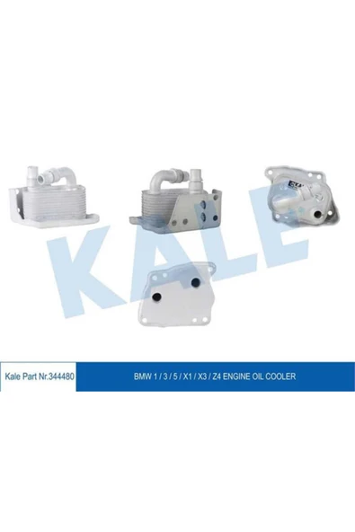 Kale 344480  YAĞ SOĞUTUCUSU BMW 1 BMW 3 BMW 5 BMW Z4 BMW X1 BMW X3 ürün görseli 1