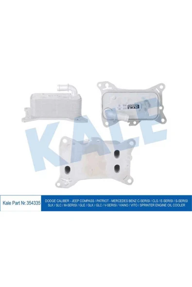 Kale 354335 YAĞ SOĞUTUCU DODGE CALIBER JEEP COMPASS PATRIOT MERCEDES BENZ C-S ürün görseli 1