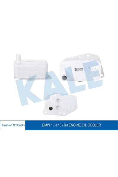 Kale 354345 Oto Radyatör  Yağ Soğutucu Bmw : 3 - 5 - 7 / X3 - X5 - X6 ürün görseli 1