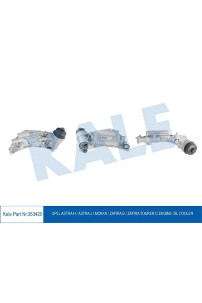 Kale 353420  YAĞ SOĞUTUCU OPEL ASTRA H ASTRA J MOKKA-ZAFIRA B ZAFI ürün görseli 1