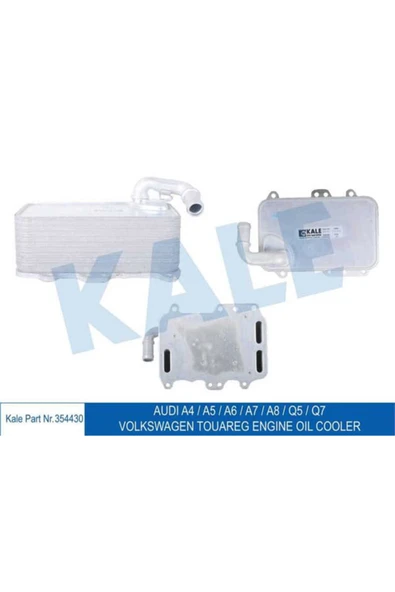 Kale 354430  YAĞ SOĞUTUCU A4 A5 A6 A7 A8 Q5 Q7 TOUAREG 3.0 V6 TDI ürün görseli 1