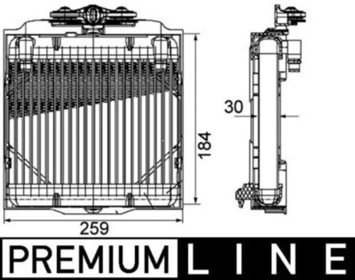 Mahle CLC102000P -knecht-behr Clc102000p Şanzıman Yağ Soğutucusu Bmw F10 F07 F12 F13 F06 F01 Premium Line 17217572542 ürün görseli 1