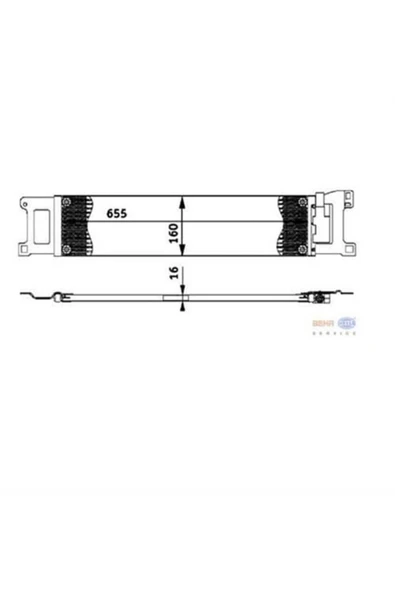 Mahle 8MO376726381 BEHR 8MO376726-381 YAĞ SOĞUTUCUSU TRANSPORTER T5 03- 3.2 V6 ürün görseli 1