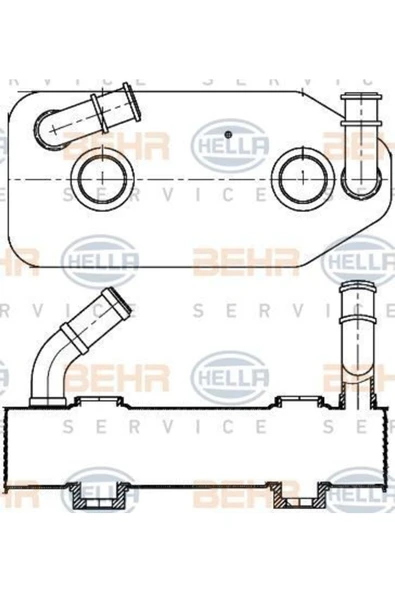Mahle 8MO376787681 8mo376787-681 Yağ Soğutucusu Golf Iv 97- Bora 98- 1.6 1.9 Tdı 2.0ı Polo Iıı 99- / A3 96- / Octa ürün görseli 1