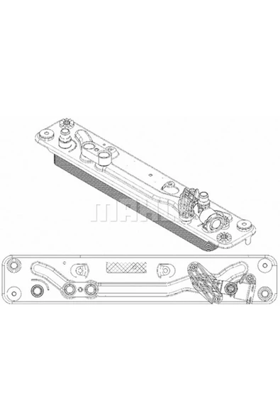 Mahle CLC182000P Clc182000p Şanzıman Yağ Soğutucu (393×334×79) E70 E71 E72 N52 B30 A-af-b-bf (eno:8mo376792781 ürün görseli 1