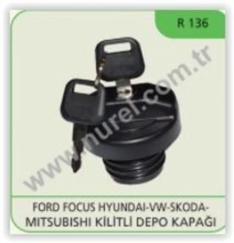 Nurel R136 Depo Kapağı Kilitli Focus Hyundai Skoda Mıtsubıshı ürün görseli 1