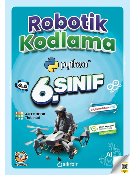 Sıfırbir Yayınları 6.Sınıf Robotik Kodlama Yeni ürün görseli 1
