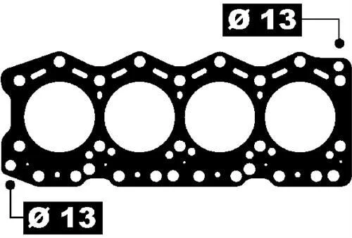 Otoconta 40147005 OTO CONTA  SİLİNDİR KAPAK CONTASI 2 DELİK DUCATO / MASTER ürün görseli 1