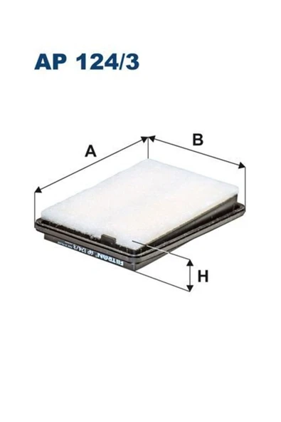 FTR AP124 Hava Filtresi Nıssan Mıcra Iı 1.0-1.3-1.4 16v (92-03)- Mıcra Iıı 1.0-1.2-1.4 16v 03=- Note 1.4 06=- ürün görseli 1