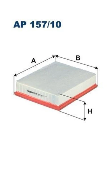 FTR AP157/10 Ap157/10 Hava Filtresi Crafter 2.0 16- Dasa Daua Dava Dawa Man Tge 17 2n0129620 (WA969449) ürün görseli 1