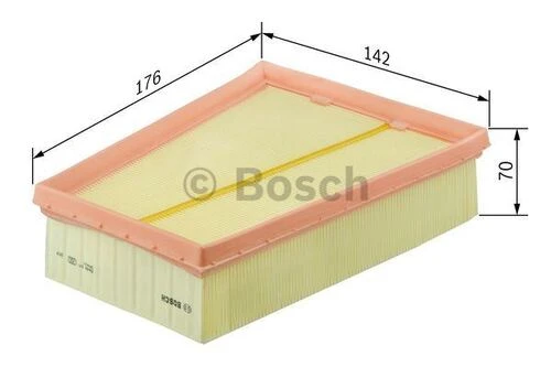 Bosch 1457433529  Hava Filtresı CLIO II Megane I II Laguna I II Scenic 1.4 1.6 16V 2.0 16V F4R Üçgen Tıp ürün görseli 1