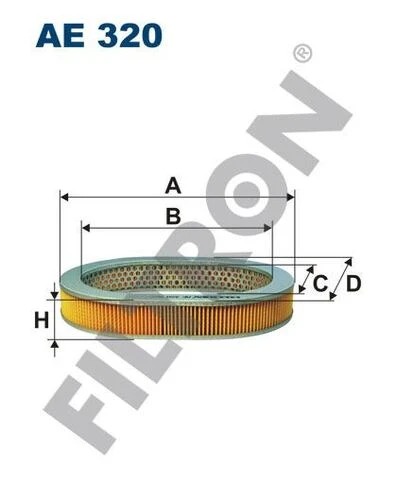 FTR AE320 Fıltron Ae320 Hava Filtresi Honda Civic IV 1.3 75Hp 10/87-09/91 ürün görseli 1