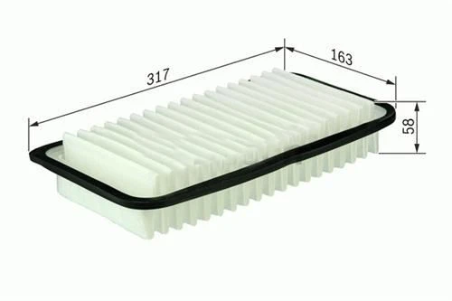 Sardes SA2168 Sa2168 Hava Filtresı Corolla Uyumlu 04- ürün görseli 1