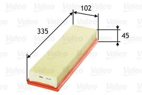 Valeo 585078  HAVA FİLTRESİ CITROEN C3-C3 PLURIEL-C3 XTR 1.1/1.4 ürün görseli 1