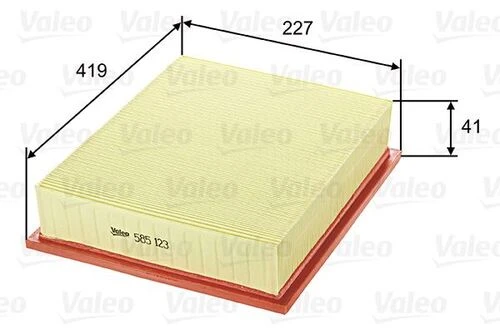 Valeo 585123  HAVA FİLTRESİ MERCEDES VITO I 110 D 2.3 ürün görseli 1