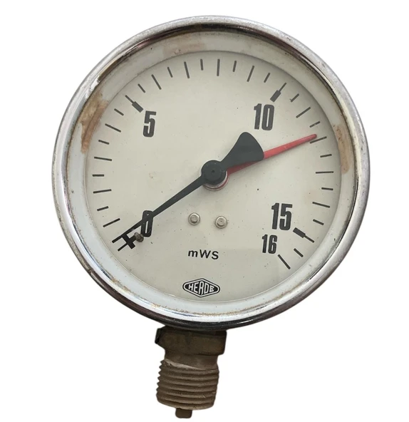 Hidrometre 0-16 Mws Q 100 mm 1/2” Alttan Bağlantılı Kuru ürün görseli 1
