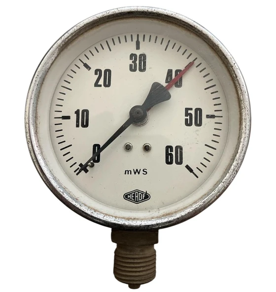 Hidrometre 0-60 Mws Q 100 mm 1/2” Alttan Bağlantılı Kuru ürün görseli 1