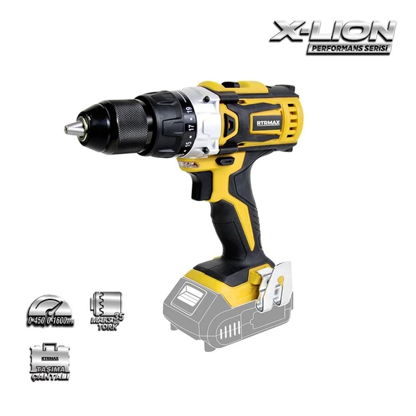 RTX1815B X-LION AKÜSÜZ MATKAP 18V ürün görseli 1