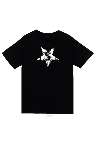 fame-stoned Unisex Siyah Sepultura Baskılı T-shirt ürün görseli 1