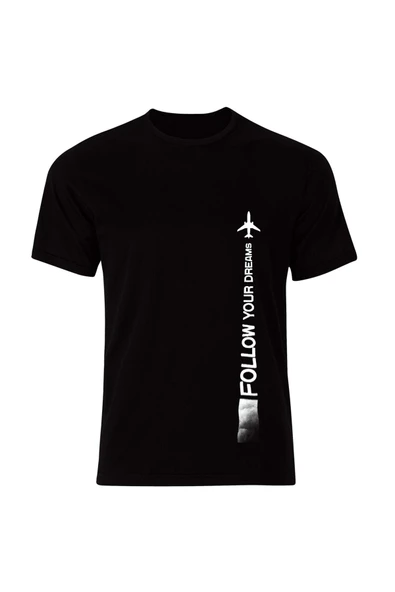fame-stoned Uçak Baskılı Unisex %100 Pamuk T-shirt ( Havacılık , Airport , Pilot , Tişört ) ürün görseli 1