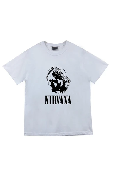 fame-stoned Nirvana Baskılı Unisex %100 Pamuk T-shirt ürün görseli 1