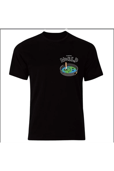 fame-stoned Gasping World - Nefessiz Dünya Özel Tasarım Unısex Tshirt ürün görseli 1