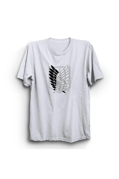 fame-stoned Attack On Titan Anime Baskılı Tshirt ürün görseli 1