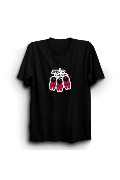 fame-stoned Squid Game Baskılı Tshirt ürün görseli 1