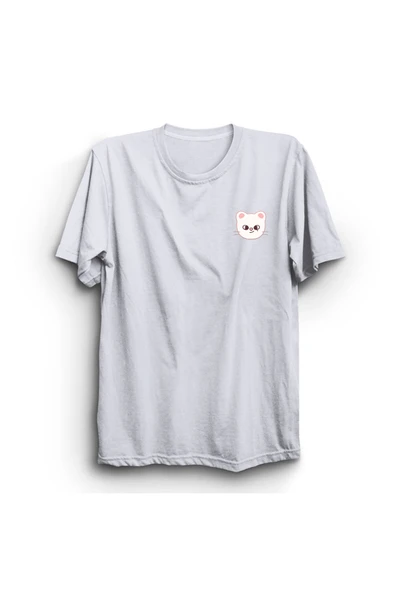 fame-stoned Stray Kids Skzoo Jiniret Karakter Baskılı Unisex %100 Pamuk Beyaz T-shirt ürün görseli 1