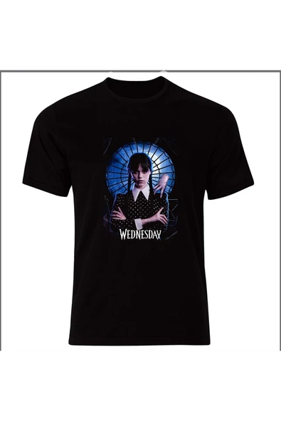 fame-stoned Wednesday Baskılı Özel Tasarım Unısex Tshirt ürün görseli 1