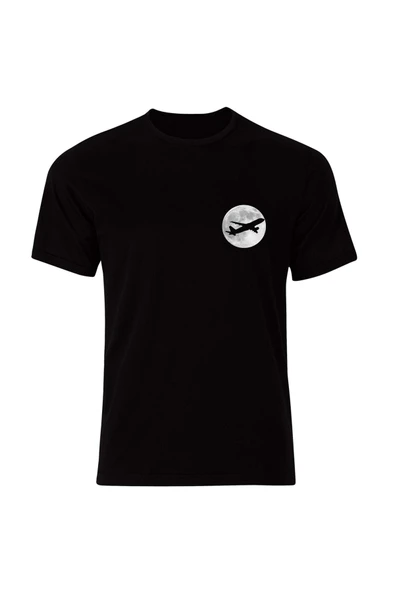 fame-stoned Uçak Baskılı Unisex %100 Pamuk T-shirt ( Havacılık , Airport , Pilot , Tişört ) ürün görseli 1