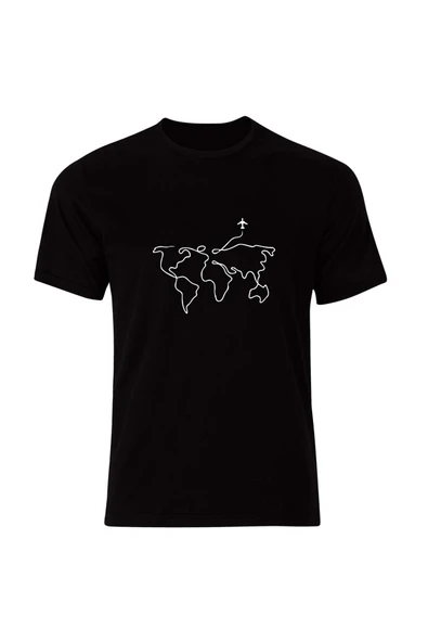 fame-stoned Uçak Baskılı Unisex %100 Pamuk T-shirt ( Havacılık , Airport , Pilot , Tişört ) ürün görseli 1