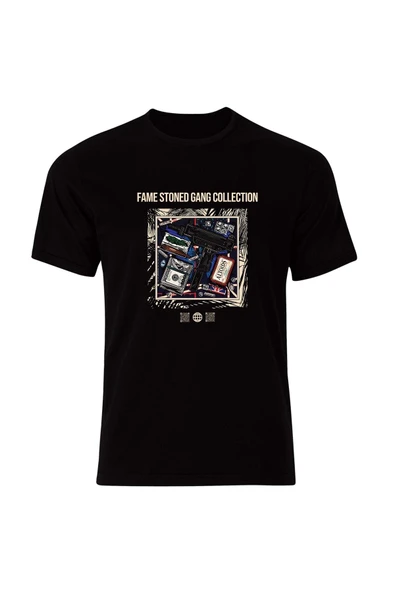 fame-stoned Gangsta Baskılı Tişört ( Fame Stoned Gang Collection New Season Tshirt ) ürün görseli 1